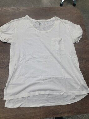 JCP White Short Sleeve Tee Mens Small